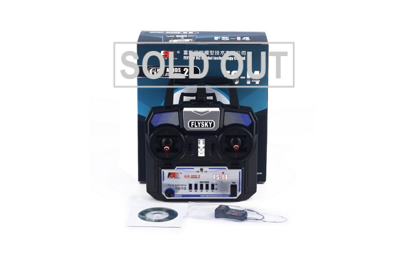 Flysky FS-i4 2.4G 4CH Radio RC Transmitter with FS-A6 Receiver